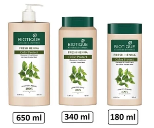 Biotique Fresh Henna Color Protect Shampoo & Conditioner - Picture 1 of 13