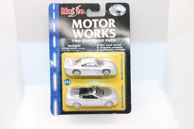 Maisto Motor Works #18/ 2-car pack Mercedes Cabrio and street car new old stock - Image 1 of 4