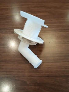 Marine East Boat Thru Hull Elbow Fitting 7310W-R | L-Flange 3/4 Inch - Picture 1 of 3