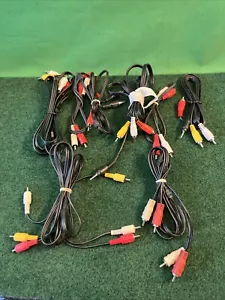 Joblot Audio RCA / Audio / Hi-fi Leads X8 Way Phono / RCA. Turntable Stereo - Picture 1 of 6