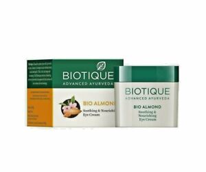 Biotique Bio Almond  under Eye Cream 15g X 2 packs Soothing & Nourishing-US SLR