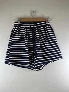 Atmos & Here | Pantalones Cortos Vicki Relajados Azul Marino Blanco Rayas | Talla 8 - Imagen 1 de 6
