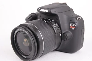 Canon EOS Rebel T5 18.0MP Camera w/18-55mm Lens Shutter Count 7,400 #T-28684 - Picture 1 of 8