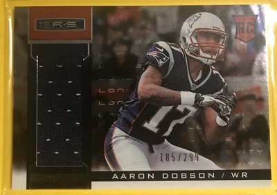 Aaron Dobson 2013 Rookies and Stars Longevity Jersey Parallel #201 Pats 185/299 - Image 1 of 2
