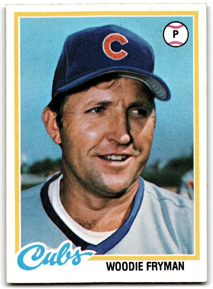 1978 Topps Woodie Fryman . Chicago Cubs #585 - Image 1 of 2