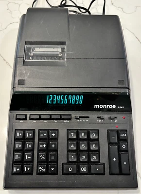 Monroe 8145 - 14-Digit Calculator Heavy Duty Black - Desktop Office Calculator - Image 1 of 3