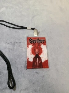 Seether Vip Tour Lanyard Poison The Parish 2017 Tour Lanyard Official RARE - Picture 1 of 8