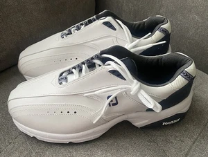 Footjoy Golf Shoes Greenjoys Cleat White Sneakers 45341 FJ Athletic 8.5 W NWOB - Picture 1 of 8