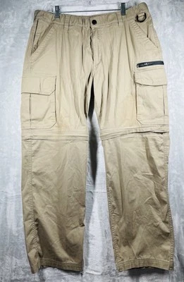 The BC Clothing Co Pants Mens XL x 30 Blue Zip Off Convertible Cargo Outdoors - Image 1 of 4