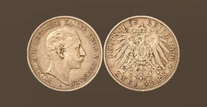 1896-A German State of Prussia 2 Mark - Picture 1 of 4