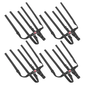 4 correas para silla alta - Arnés de seguridad ajustable de 5 puntos para trona de bebé - Imagen 1 de 12