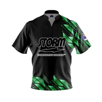 *Nombre personalizado GRATIS* Jersey de boliche Storm Green Lux S-5XL Foto 1 de 4