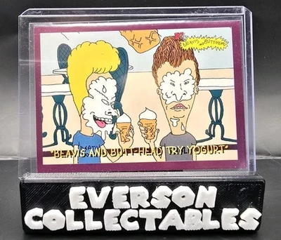 1994  Beavis and  Butthead Try Yogurt Trading Card #1569 Mtv - Image 1 of 4