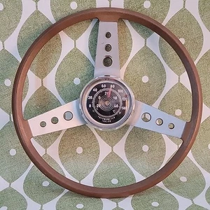 Termómetro volante coche retro vintage 16mm inusual - Imagen 1 de 8