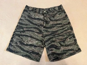 Tiger Stripe Camo Cargo Shorts Mens Rotcho Size 34 (32.5x 9.5) - Picture 1 of 9