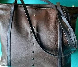 Echtleder Schultertasche Damen Handtasche handgefertigt, "MHHM"Orig.Einzelstück - Bild 1 von 14