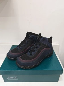 Hotter Ridge II GTX Damen Wanderschuhe blau lila Größe 4 extra weit brandneu - Bild 1 von 9