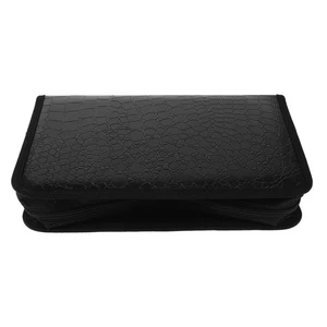 Handheld CD DVD Storage Bag Large-Capacity PU Disc Holder Organizer Portable CD - Afbeelding 1 van 12