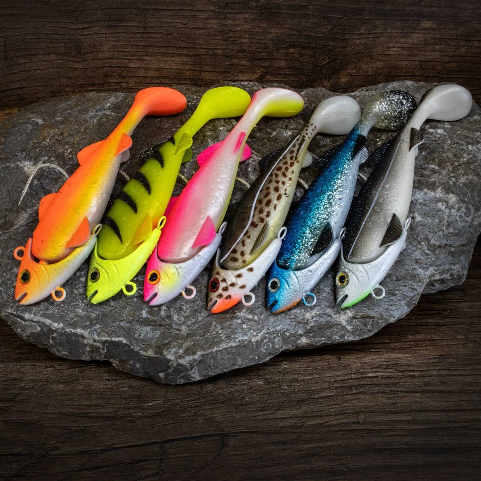 Gummifisch Pilker Meeresköder Dorsch Heilbutt Köder Norwegen Island Meeresangeln - Bild 1 von 1