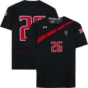 Texas Tech Red Raiders Team-Issued #26 Black Jersey - Athletics Program - Size M - Picture 1 of 3