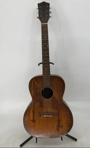 Natural Brown Adjustable 6-String Classic Right-Handed Acoustic Guitar - Picture 1 of 7