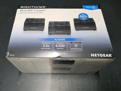 Netgear Nighthawk AX3000 Dual Band Wireless Routers MK73S-200NAS Wifi 6 Mesh - Image 1 of 4