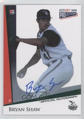 2009 TRISTAR PROjections Green Auto /50 Bryan Shaw #201 Auto - Image 1 of 2