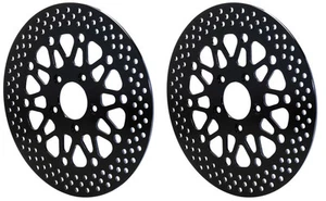 2 - NEW WILWOOD 2000-2011 HARLEY DAVIDSON FRONT MOTORCYCLE BRAKE ROTORS,BLACK - Bild 1 von 1