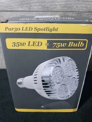 PAR30 35W E26 LED Pure White 6000K bright SpotLight track Lamp US Shipping - Image 1 of 4