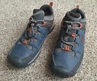 Keen Dry Waterproof #1019829 Blue Gray Orange Hiking Shoe Women's Size 6 Mens 4