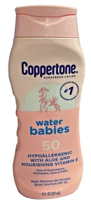 Coppertone Water Babies Sunscreen Lotion SPF 50 Water Resistant, 8 Fl Oz 1 Pack - Picture 1 of 1