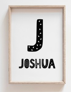 baby name decorative letters