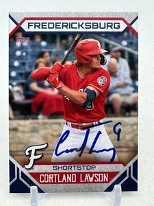 Cortland Lawson Signed 2023 Fredericksburg Nats Card #5 Washington Nationals - Picture 1 of 2