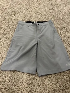 Under Armour Big Boys Youth Shorts Size 18 Heat Gear Graphite New w Tags - Picture 1 of 2