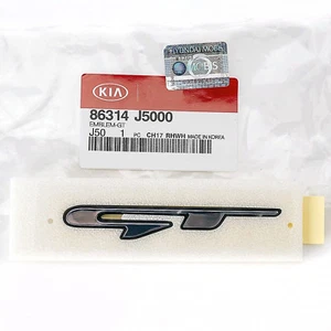 86314 J5000 Genuine Lettering Badge GT Emblem For 2017 2018 Kia Stinger - Picture 1 of 4