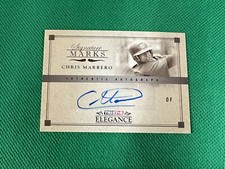 2007 TRISTAR Elegance Signature Marks #CM Chris Marrero Washington Nationals