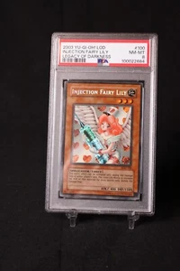 PSA 8 Injection Fairy Lily LOD-100 Legacy of Darkness Unlimited Yu-Gi-Oh! TCG - Picture 1 of 3