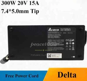 Original Delta 300W 20V 15A Charger ADP-300BB T 7.4*5.0mm Gaming Laptop Adapter - Picture 1 of 2