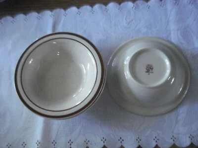 Juego/3 cuencos de postre Rego Restaurant Ware marrón moteado C625-21 Foto 1 de 3