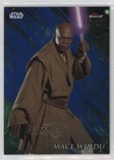 2018 Topps Finest Star Wars Blue Refractor 117/150 Mace Windu #63