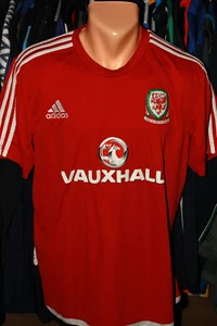 Wales Cymru Adidas 2015 Training Leisure Jersey Kit Shirt Top - Picture 1 of 8