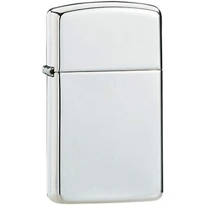 Zippo Slim - High Polish Lighter - Sterling Silver 1500 - Picture 1 of 7