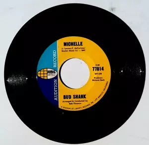 BUD SHANK - Michelle - Vinyl 45rpm World Pacific 77814 1966- AUDITION EDITION - Picture 1 of 4