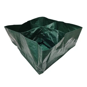 Four- Grids Garden Bed Planter Pot Bed Fabric Raised Garden Bed Vegetable Garden - Picture 1 of 12