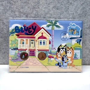 Bluey 2024 Limited Edition 2-Coin Postal Numismatic Cover (PNC) - Brand New!! - Picture 1 of 2
