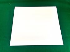 2 PCS .031 " WHITE PLASTIC COLORED SHEETS FOR KNIFE SPACER LINER 6" X 11.5"