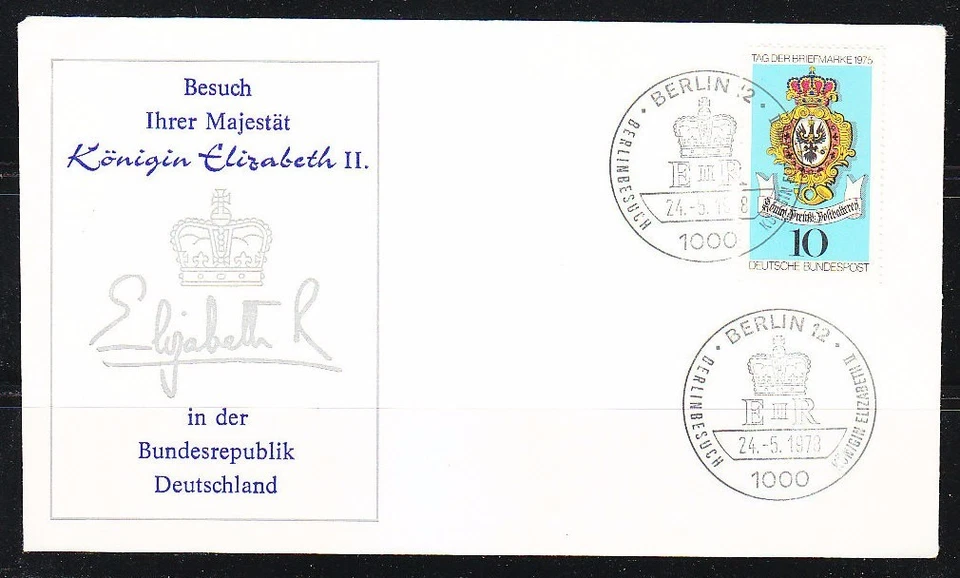 Germany 1978 cover Queen Elizabeth II visit in Deutschland. Berlinbesuch / 12 - Image 1 of 1