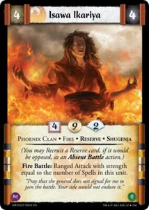 Legend of the Five RIngs L5R CCG AM Aftermath Isawa Ikariya - Picture 1 of 1
