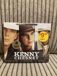 Kenny Chesney Triple Feature (Wildest Dreams/Need To Know/Me & You), 3 CDs New - Foto 1 di 2