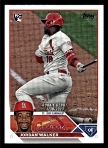 2023 Topps Update Series - Rookie Debut Jordan Walker #US122 (RC) - Picture 1 of 2